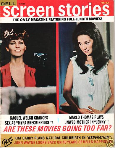 SCREEN STORIES magazine side cover February 1970