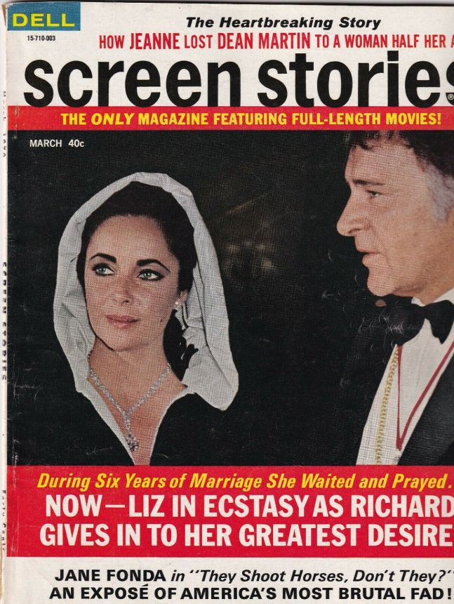 SCREEN STORIES magazine side cover March 1970