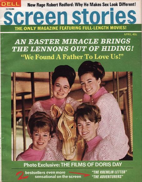 SCREEN STORIES magazine side cover April 1970