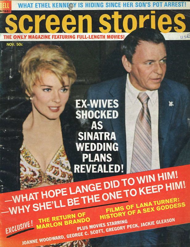 SCREEN STORIES magazine side cover November 1970