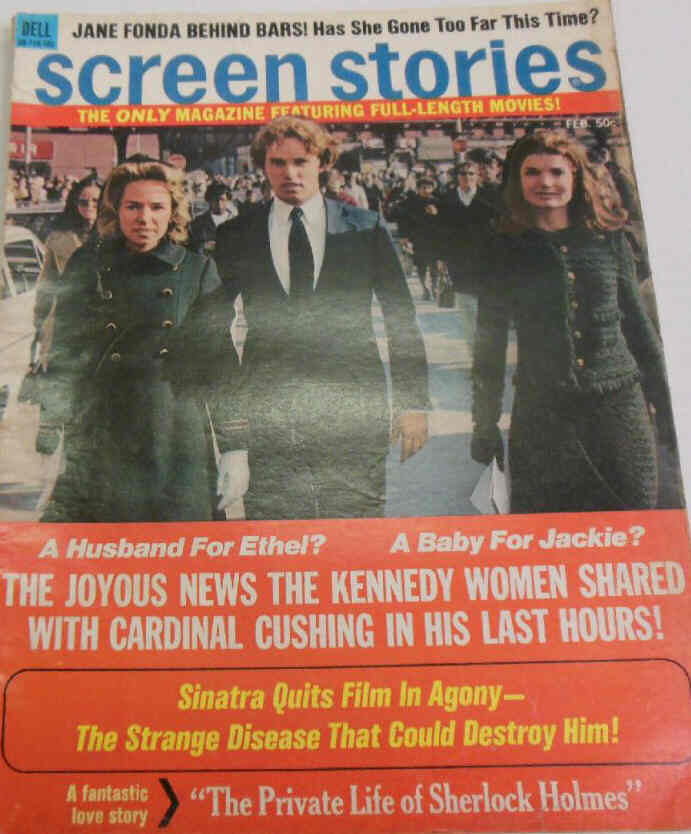 SCREEN STORIES magazine side cover February 1971