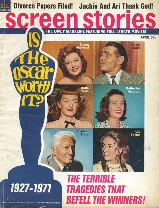 SCREEN STORIES magazine side cover April 1971