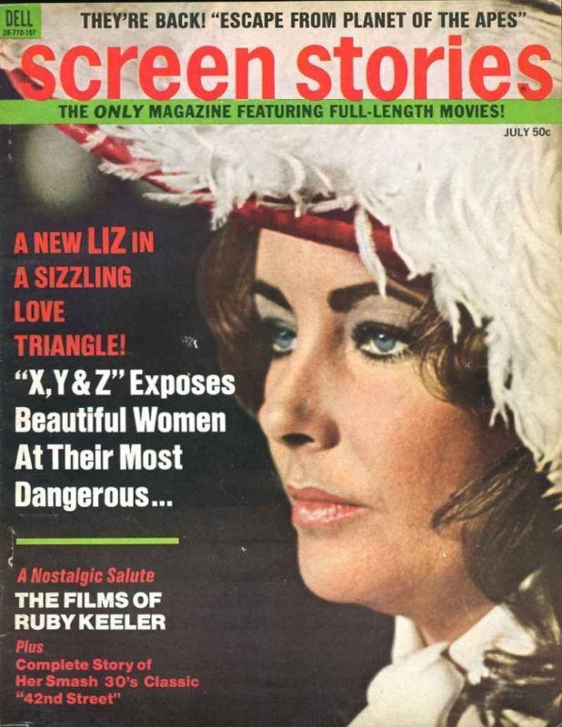 SCREEN STORIES magazine side cover July 1971