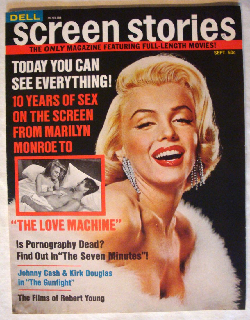 SCREEN STORIES magazine side cover September 1971