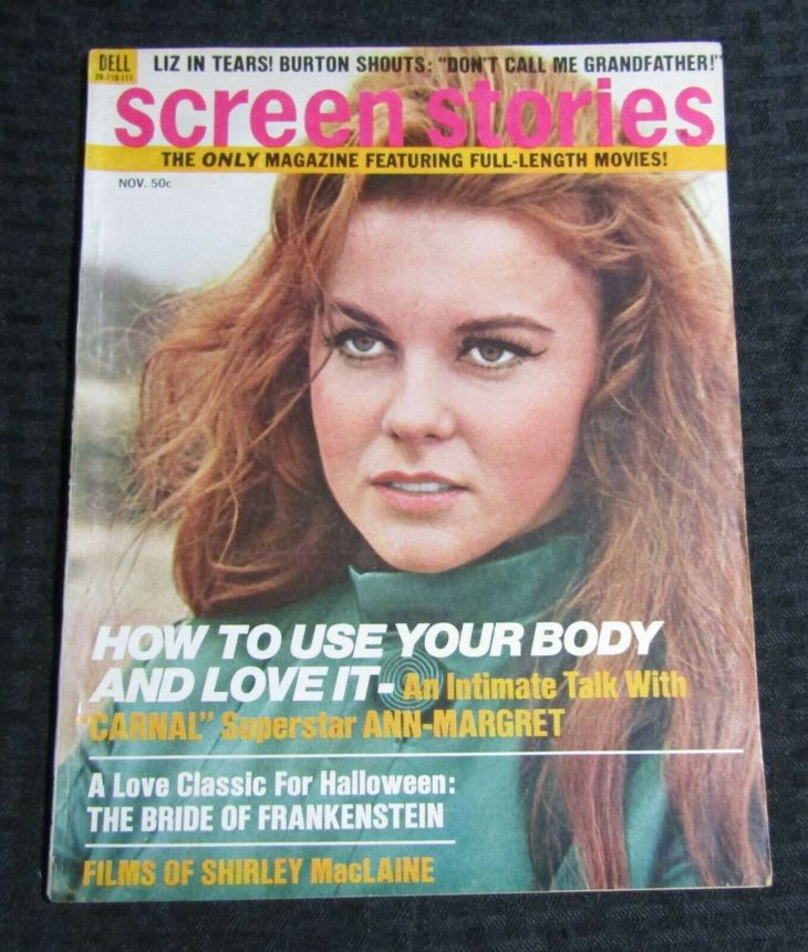 SCREEN STORIES magazine side cover November 1971