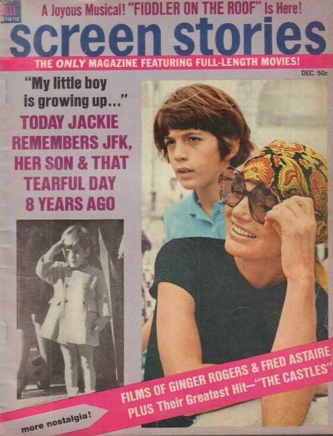 SCREEN STORIES magazine side cover December 1971