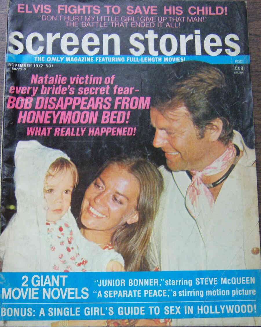 SCREEN STORIES magazine side cover November 1972