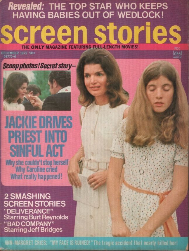 SCREEN STORIES magazine side cover December 1972