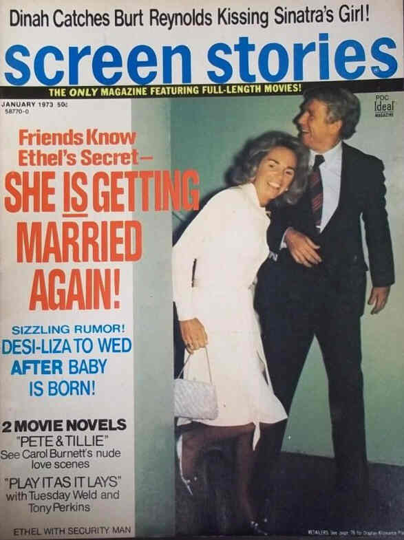 SCREEN STORIES magazine side cover January 1973