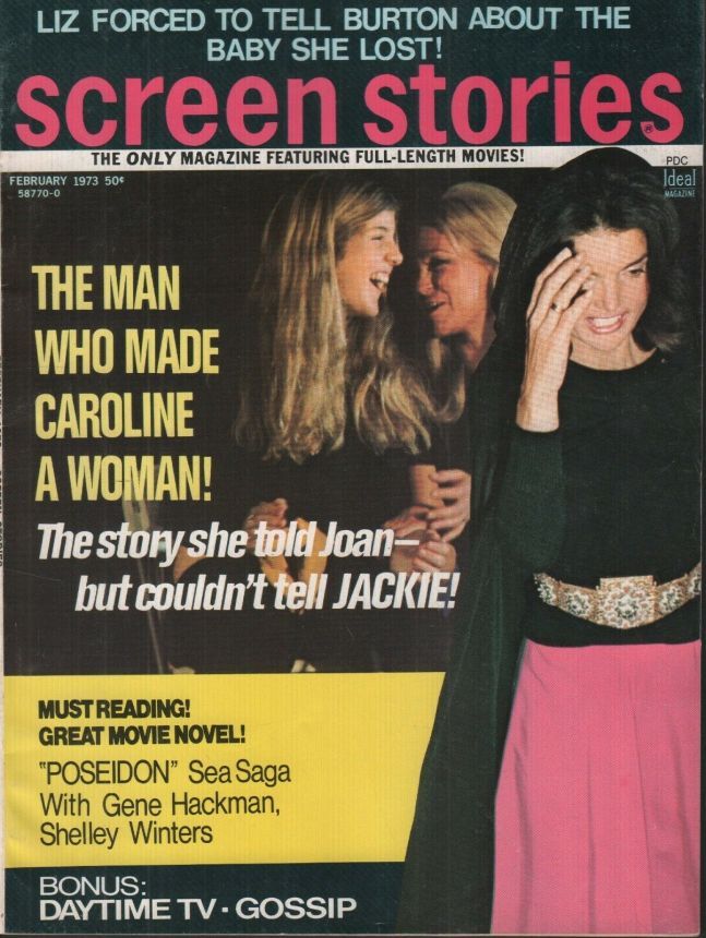SCREEN STORIES magazine side cover February 1973