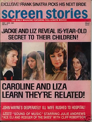 SCREEN STORIES magazine side cover May 1973