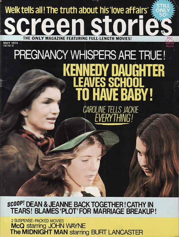 SCREEN STORIES magazine side cover May 1974