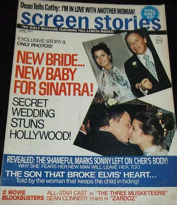 SCREEN STORIES magazine side cover June 1974