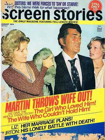 SCREEN STORIES magazine side cover August 1974