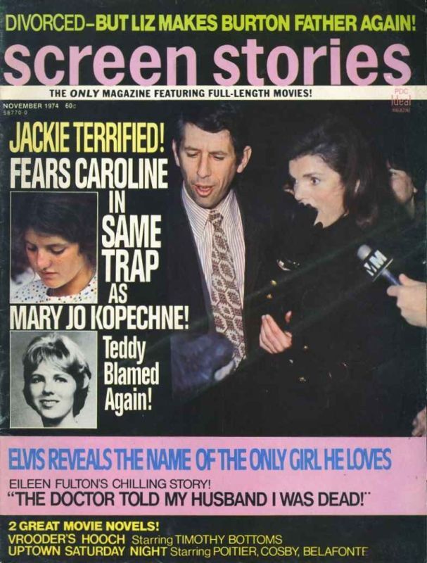 SCREEN STORIES magazine side cover November 1974
