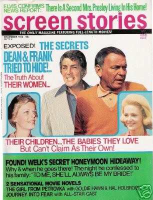 SCREEN STORIES magazine side cover December 1974