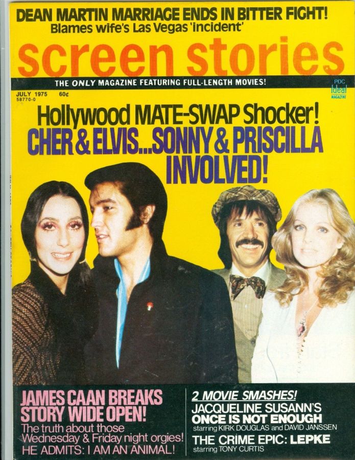 SCREEN STORIES magazine side cover July 1975