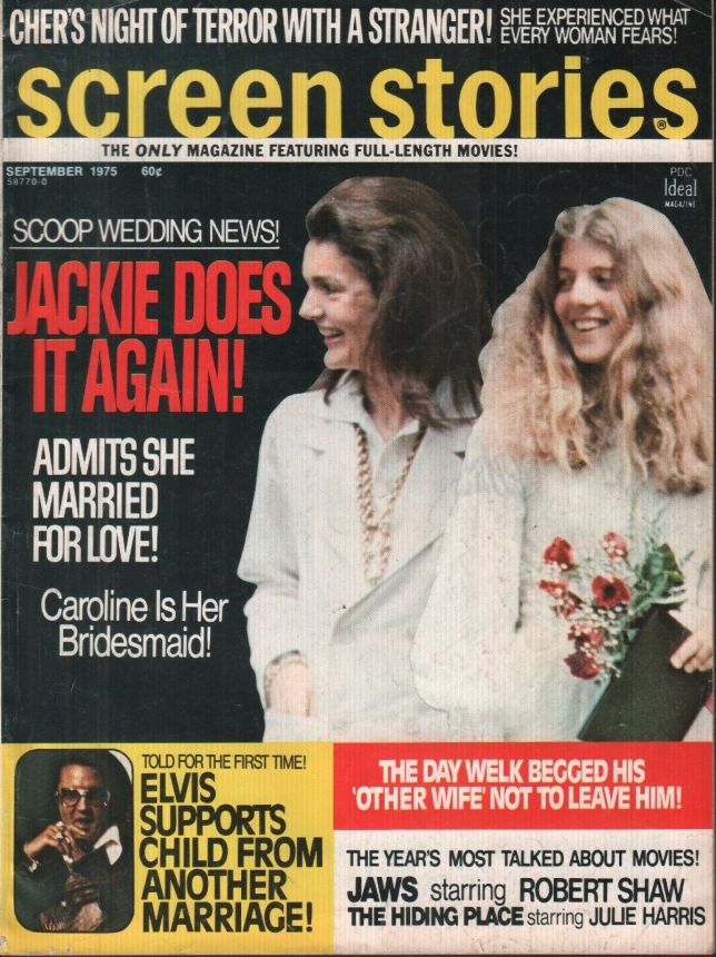 SCREEN STORIES magazine side cover September 1975
