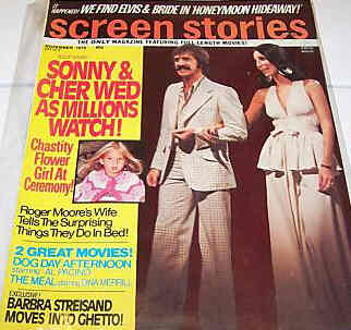 SCREEN STORIES magazine side cover November 1975