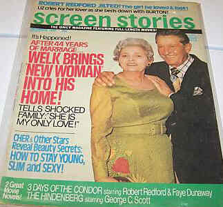 SCREEN STORIES magazine side cover December 1975