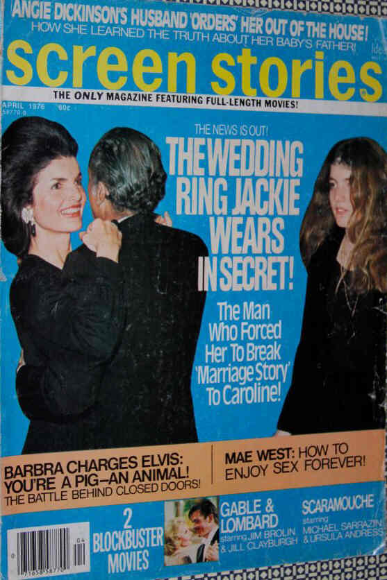 SCREEN STORIES magazine side cover April 1976