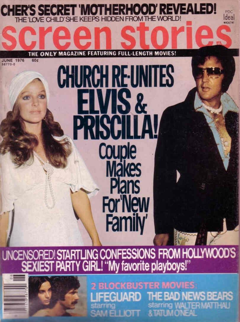 SCREEN STORIES magazine side cover June 1976