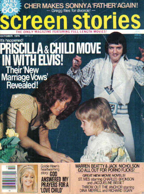SCREEN STORIES magazine side cover October 1976