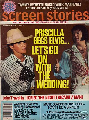 SCREEN STORIES magazine side cover December 1976