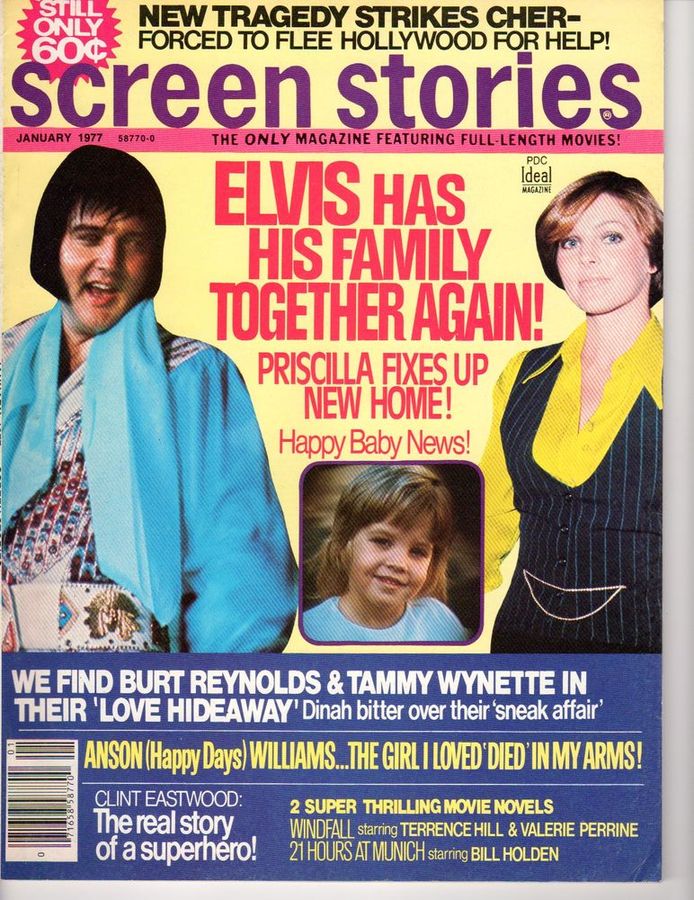 SCREEN STORIES magazine side cover January 1977