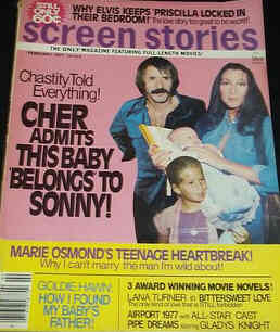 SCREEN STORIES magazine side cover February 1977