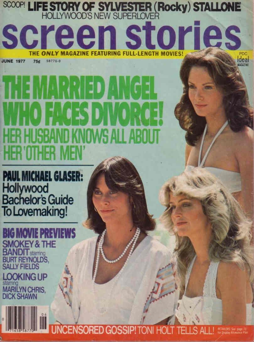 SCREEN STORIES magazine side cover June 1977