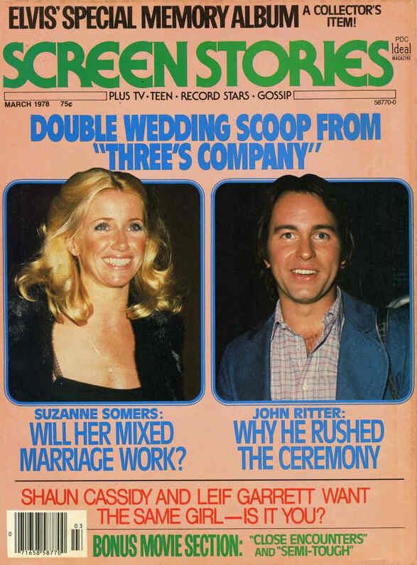 SCREEN STORIES magazine side cover March 1978