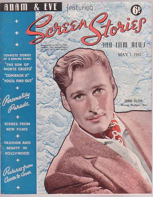 SCREEN STORIES AND FILM NEWS magazine side cover 1 May 1941
