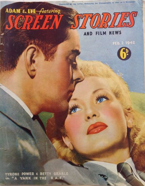 SCREEN STORIES AND FILM NEWS magazine side cover 2 February 1942