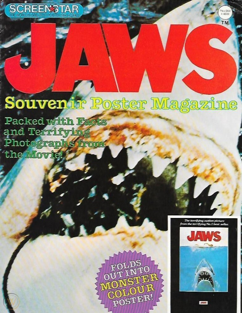 SCREEN SUPERSTAR magazine side cover   1975