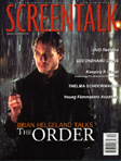 SCREENTALK magazine side cover September/October 2003