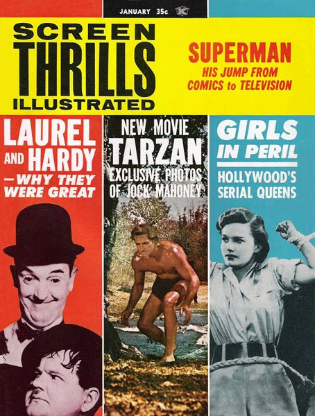 SCREEN THRILLS ILLUSTRATED magazine side cover Issue 3 January 1963