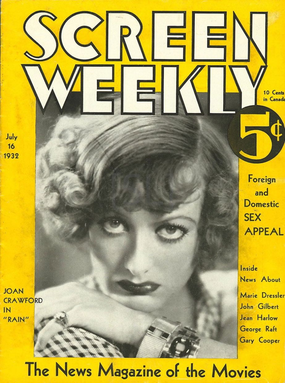 SCREEN WEEKLY magazine side cover Issue 1  Vol 1 No  1 16 July 1932