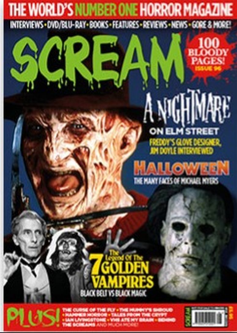 SCREAM magazine side cover Issue 96  May/June 2026