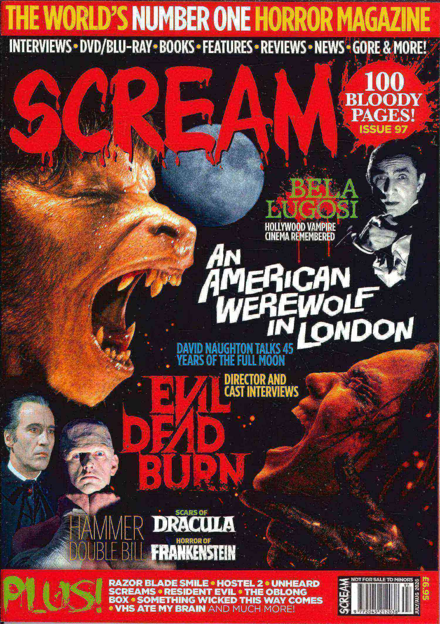 SCREAM magazine cover Issue 97  July 2026