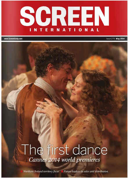SCREEN INTERNATIONAL magazine side cover May 2014