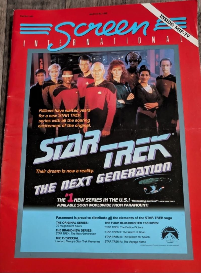 SCREEN INTERNATIONAL magazine side cover Issue 545 23 April 1986