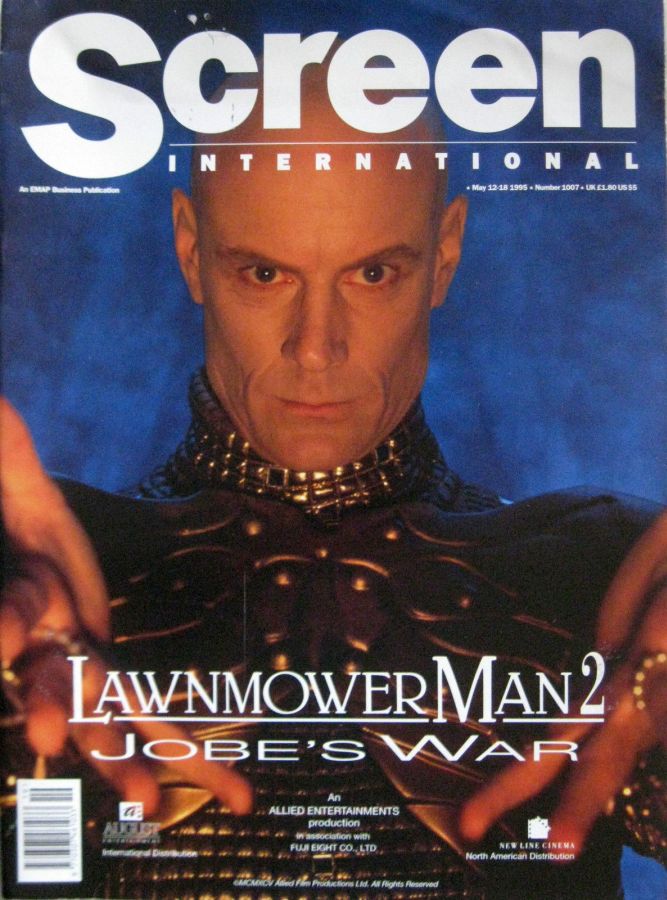 SCREEN INTERNATIONAL magazine side cover Issue 1007 12 May 1995