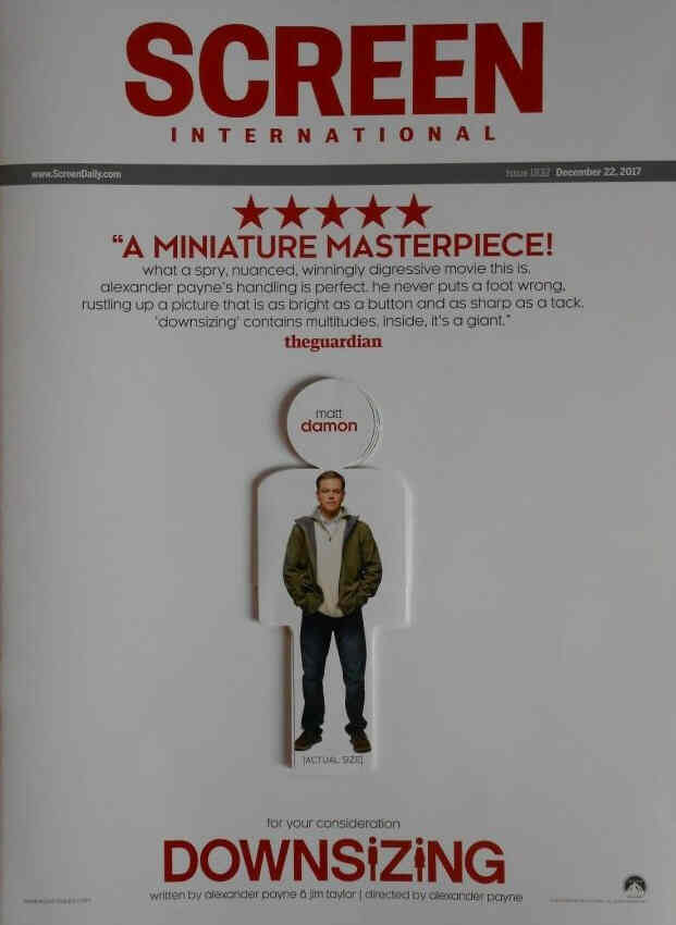 SCREEN INTERNATIONAL magazine side cover Issue 1832 22 December 2017