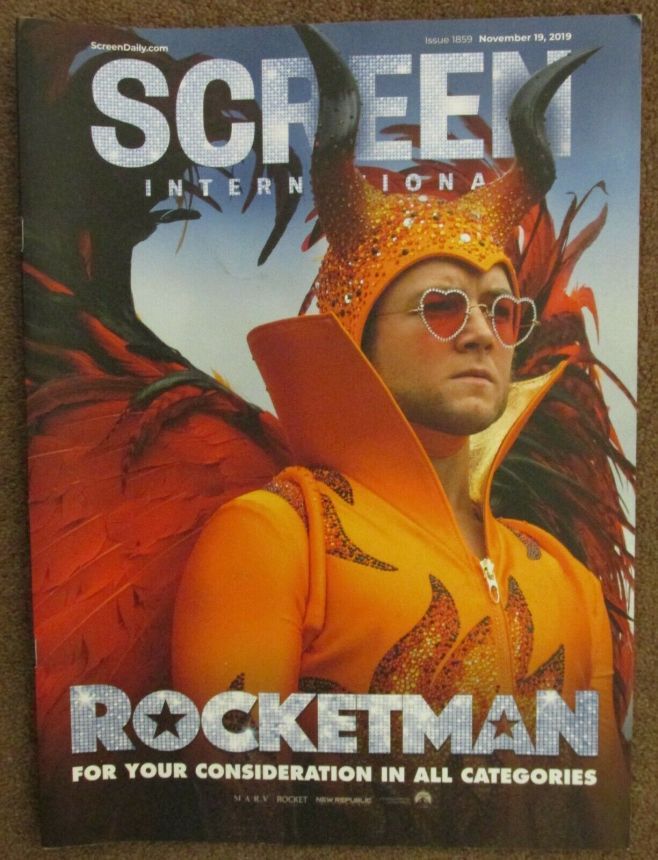 SCREEN INTERNATIONAL magazine side cover Issue 1859 19 November 2019