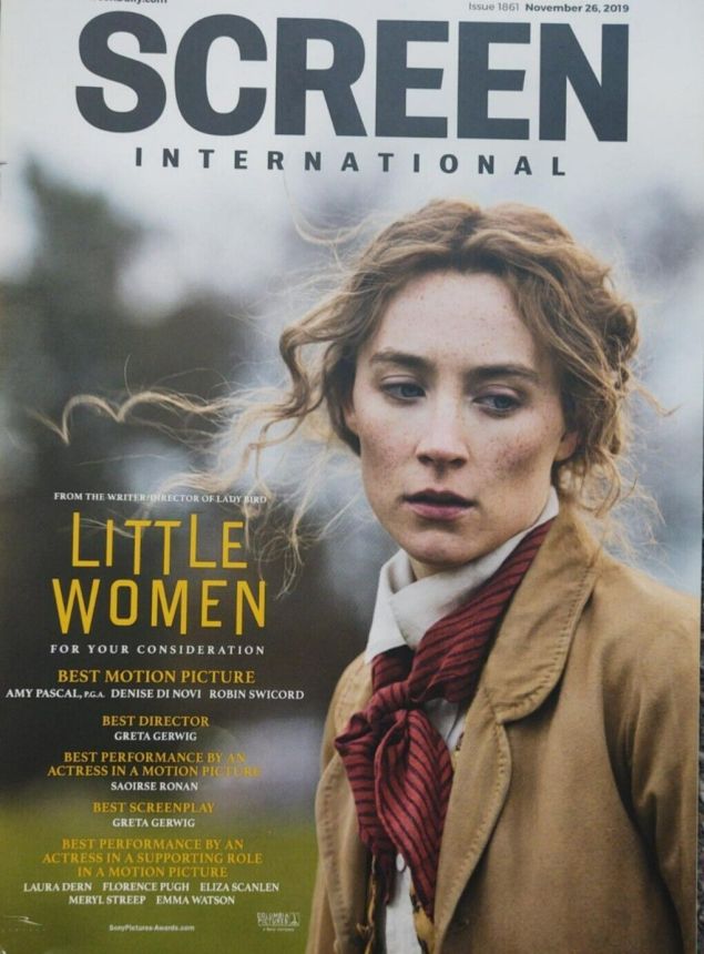 SCREEN INTERNATIONAL magazine side cover Issue 1861 26 November 2019