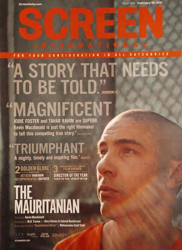 SCREEN INTERNATIONAL magazine side cover Issue 1881 10 February 2021