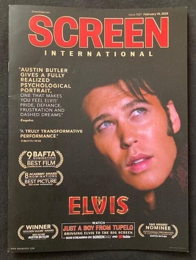 SCREEN INTERNATIONAL magazine side cover Issue 1927 10 February 2023
