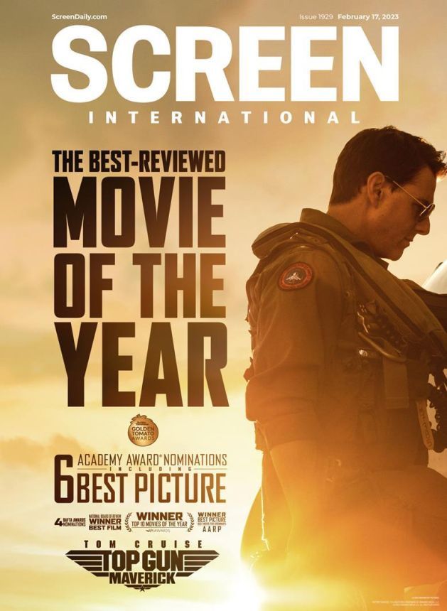 SCREEN INTERNATIONAL magazine side cover 17 February 2023