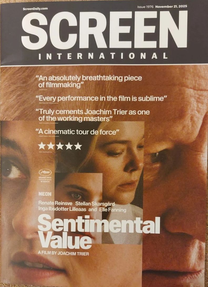 SCREEN INTERNATIONAL magazine side cover Issue 1976 21 November 2025